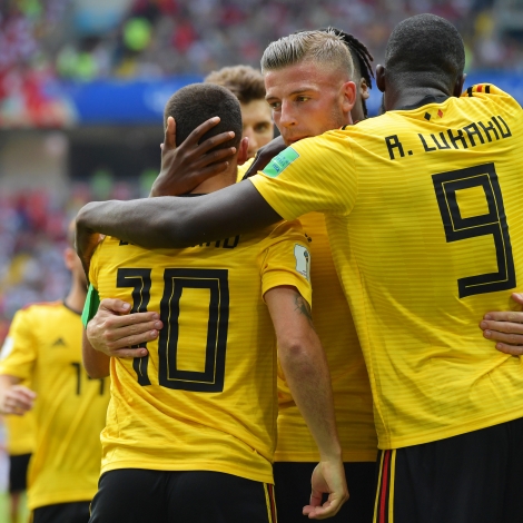 Lukaku og Hazard gjørdist báðir tvífaldir málskjúttar í dag
(Mynd: EPA)