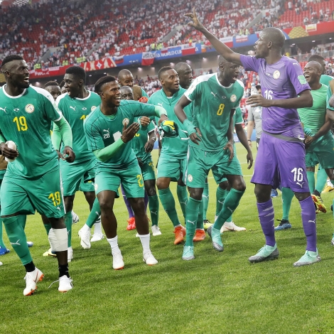 Senegal spældi ein góðan dyst ímóti Póllandi. Fysiskt sterka liðið skal i dag upp ímóti Japan
(Mynd: EPA)