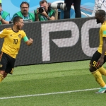 Eden Hazard og Romelu Lukaku eru millum bestu leikararnar hjá Belgia (Mynd: EPA)
