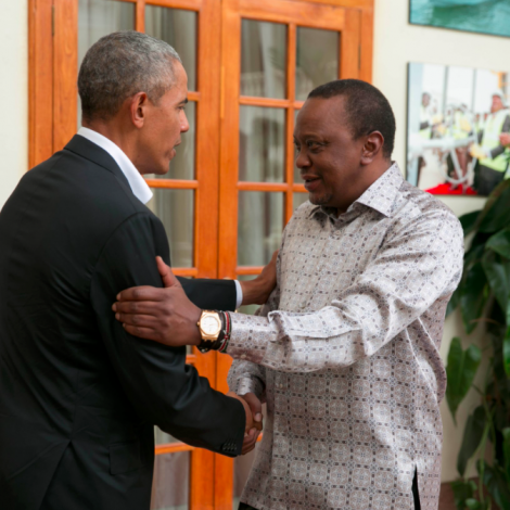 Barack Obama vitjar í Kenya