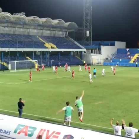 Løtan tá B36 leggur seg á  odda 2-1
(Mynd: Bóltfelagið b36/facebook)
