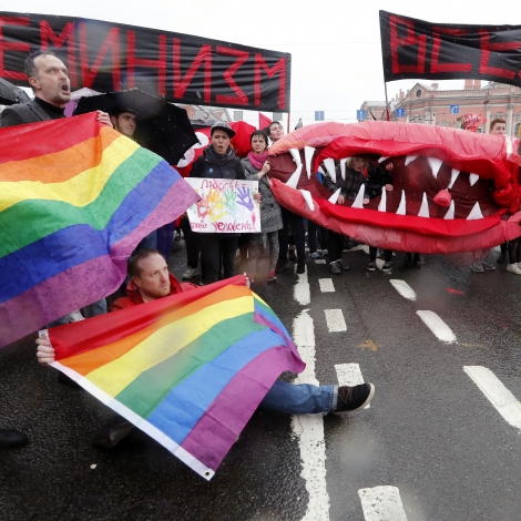 Russland: Minst 25 LGBT-atgerðarfólk handtikin