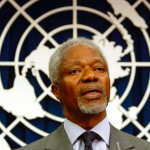 Kofi Annan heiðraður av statsleiðarum og politikarum kring heimin
