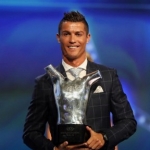 Cristiano Ronaldo hevur vunnið tríggjar ferðir