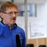 Jógvan Martin Olsen, U19-landsliðsvenjari - Mynd: Hans Erik Danielsen