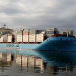 Fyrsta Maersk konteynaraskipið á arktiskari siglingarleið
