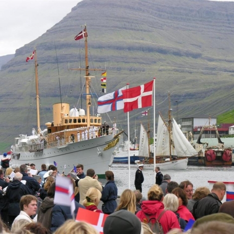 Krúnprinsahúskið vitjar í Klaksvík og Mikladali