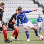 Í fjør taptu dreingirnir hjá KÍ finaluna um Blaðberasteypið. Í ár eru teir aftur, og eins og U15-liðini hjá KÍ, so er mótstøðan B36. 
(Mynd: Sverri Egholm)