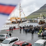 Myndir: Krúnprinsafamiljan komin til Klaksvíkar