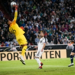 Areola helt týskaraunum frá málum í Munchen í kvøld
(Mynd: EPA)