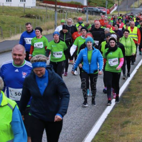 Suðuroyggin karmur um hálvmarathon leygardagin