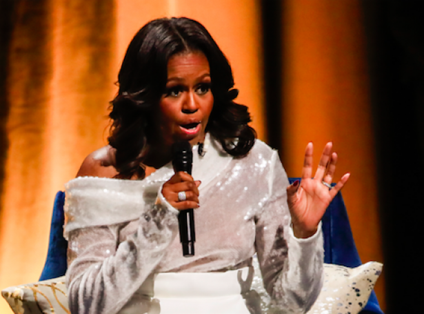 Michelle Obama greiðir frá um bók sína 