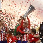 Atletico Madrid vann Europa League í ár (Savnsmynd: EPA)