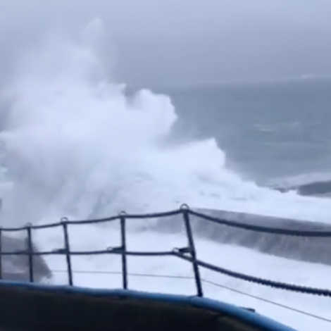 Video: Soleiðis sá út í Skúgvi í dag