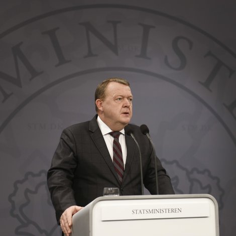 Lars Løkke Rasmussen sett met