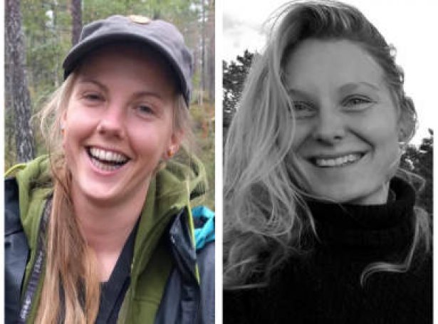 Dripnu kvinnurnar, norska Maren Uelande (t.v.) og danska Louise Vestager Jespersen