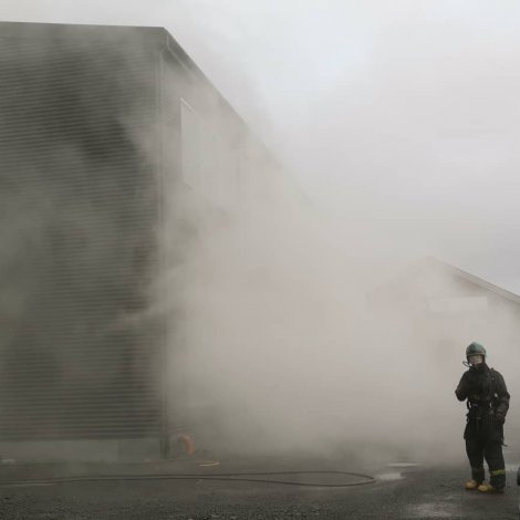 Myndir: Tað rýkur úr Bilrøkt