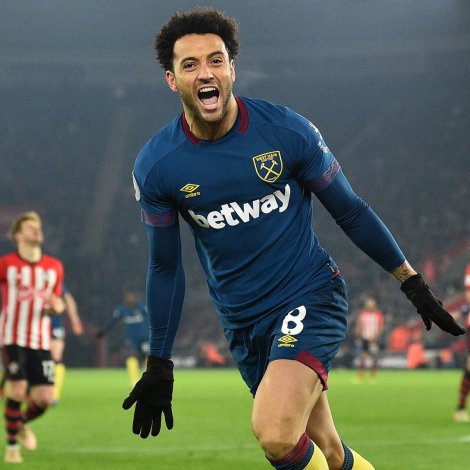 Felipe Anderson var stóra hetjan hjá West Ham í kvøld