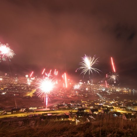 Boða frá meira vindi á midnátt nýggjársaftan enn áður sagt