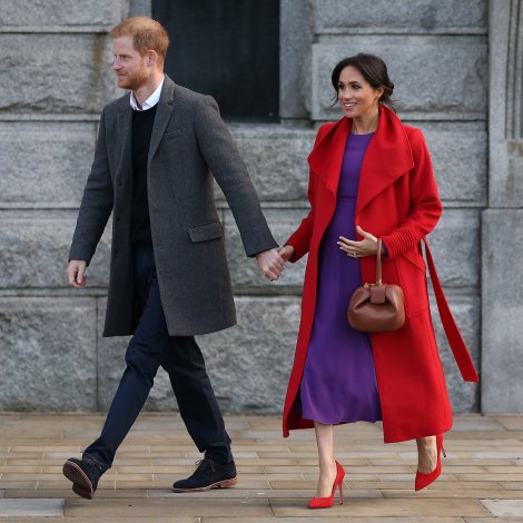 Hertugafrú Meghan avdúkar nær barnið verður føtt