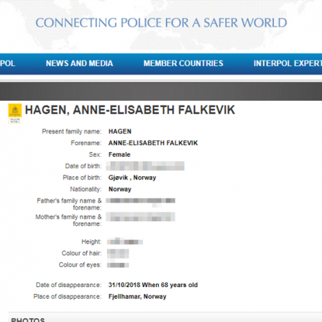 Nú hjálpir FBI við at finna burturførdu norsku kvinnuna