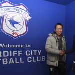 Emiliano Sala skrivaði undir við Cardiff leygardagin (Mynd: cardifcityfc.co.uk)