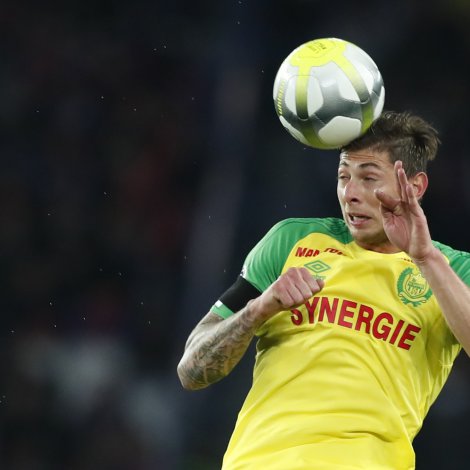 Emiliano Sala í dysti fyri Nantes (Mynd: EPA)