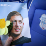 Emiliano Sala á orsíðuni á dystarblaðnum hjá Cadiff til dystin ímóit Bournemouth seinasta vikuskifti. Cariff vann dystin 2-0
(Mynd: Cardiff City)