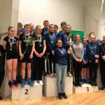 Nummar 1, 2 og 3 í U15
(Mynd: Badmintonsamband Føroya)