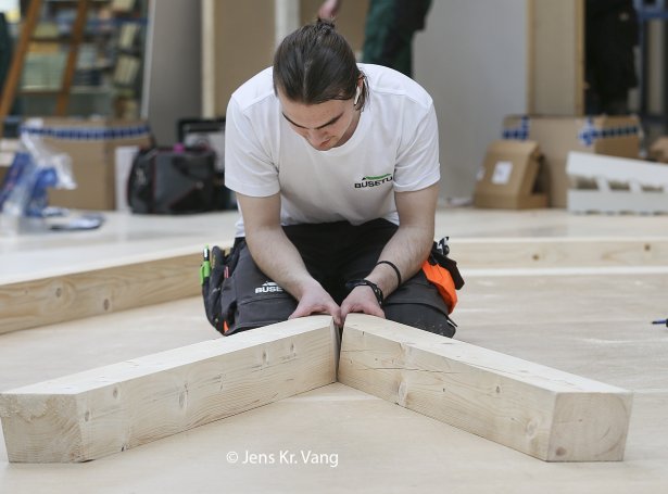 Mynd frá FM í handverki 2019 (Savnsmynd: Jens Kr. Vang)