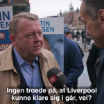 Lars Løkke: Har var heldur eingin, sum trúði uppá Liverpool í gjár