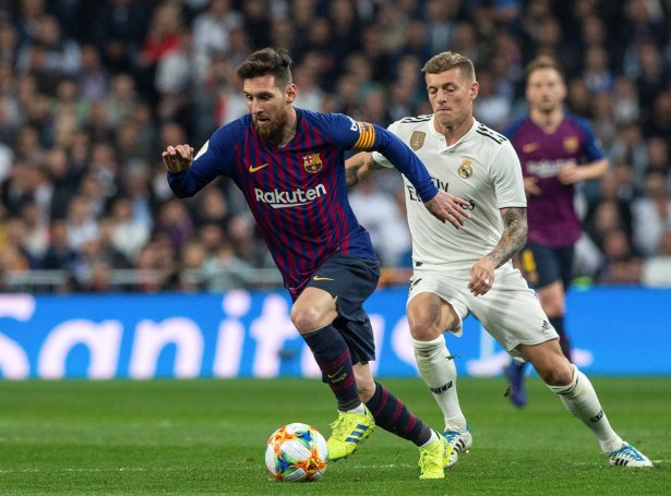 Lionel Messi skal aftur stríðast við Toni Kroos og hinar Real Madrid-leikararnar