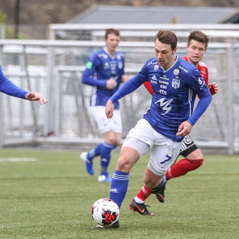 Patrik Johannesen er í góðum málformi - Í kvøld spælir hann ímóti sínum barndómsfelagið, ið hann skoraði tvær ferðir ímóti í 7. umfari (Mynd: Sverri Egholm)