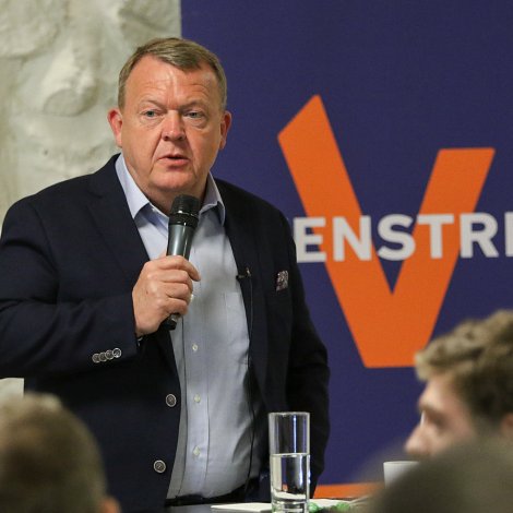 Myndir: Lars Løkke í Öström