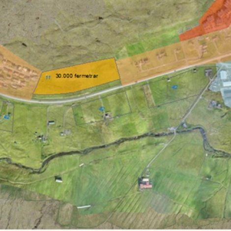 30-40 nýggj grundstykki á Miðhorni