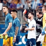 Hann skoraði ikki í kvøld, men Lionel Messi kundi fegnast eftir seinasta bríksl ímóti Katar (Mynd: EPA)