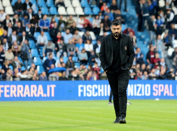Gennaro Gattuso gavst sum venjari hjá AC Milan tá tað vísti seg at liðið ikki megnaði at spæla seg í Champions League (Savnsmynd: EPA)