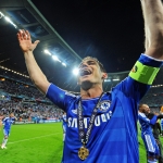 Frank Lampard var liðformaður í Champions League-finaluni í München í 2012, tá Chelsea lyfti stóra steypið - Mynd: EPA