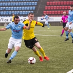 Klæmint Andrasson Olsen skoraði til 2-0 fyri heimaliðið (Mynd: Olaf Olsen)