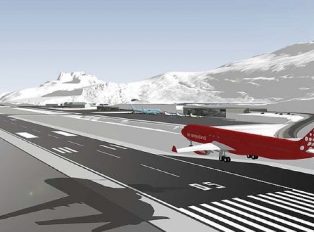 Eftir ætlanin verða flogvallirnir í Nuuk og Ilulissat lidnir í 2023 Mynd: Kalaallit Airports A/S