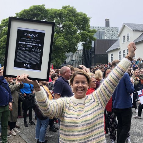 Norðurlandhúsið fekk LGBT-heiðursløn