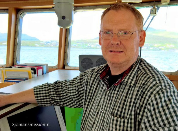 Birgir Petersen, skipari á trolbátinum Bjørn (Mynd: Føroyska Sjómansmissiónin)