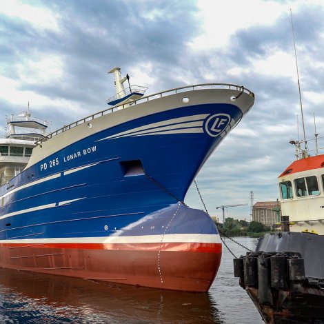 Skotskur skrokkur sleipaður til Skagen