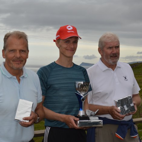 Frá vinstru Palli Henriksen, Jens Guttesen og Janus Norðberg