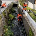 Leggja spillvatnsleiðing við Hvanndalsá