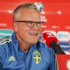 Janne Andersson, svenskur landsliðsvenjari (Mynd: Sverri Egholm)