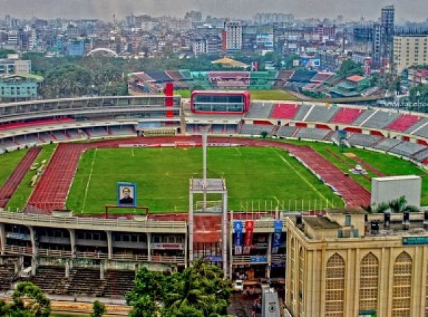 Bangabandhu National Stadion í Dhaka, har dystirnir skulu spælast (Mynd: FSF)