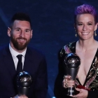 Messi og Rapinoe - bestu leikararnir í heiminum