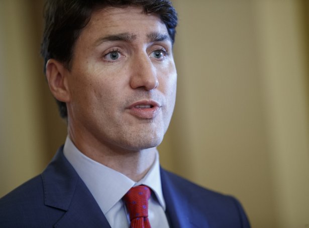 Kanadiski forsætisráðharrin, Justin Trudeau (Mynd: EPA)