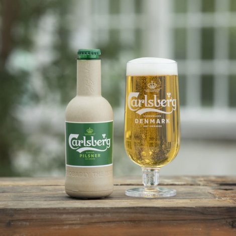 Carlsberg vil selja øl í pappfløskum